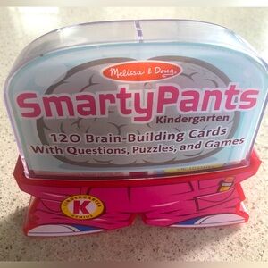 Melissa & Doug Smarty Pants Kindergarten Brain Building Cards, Games, Puzzles